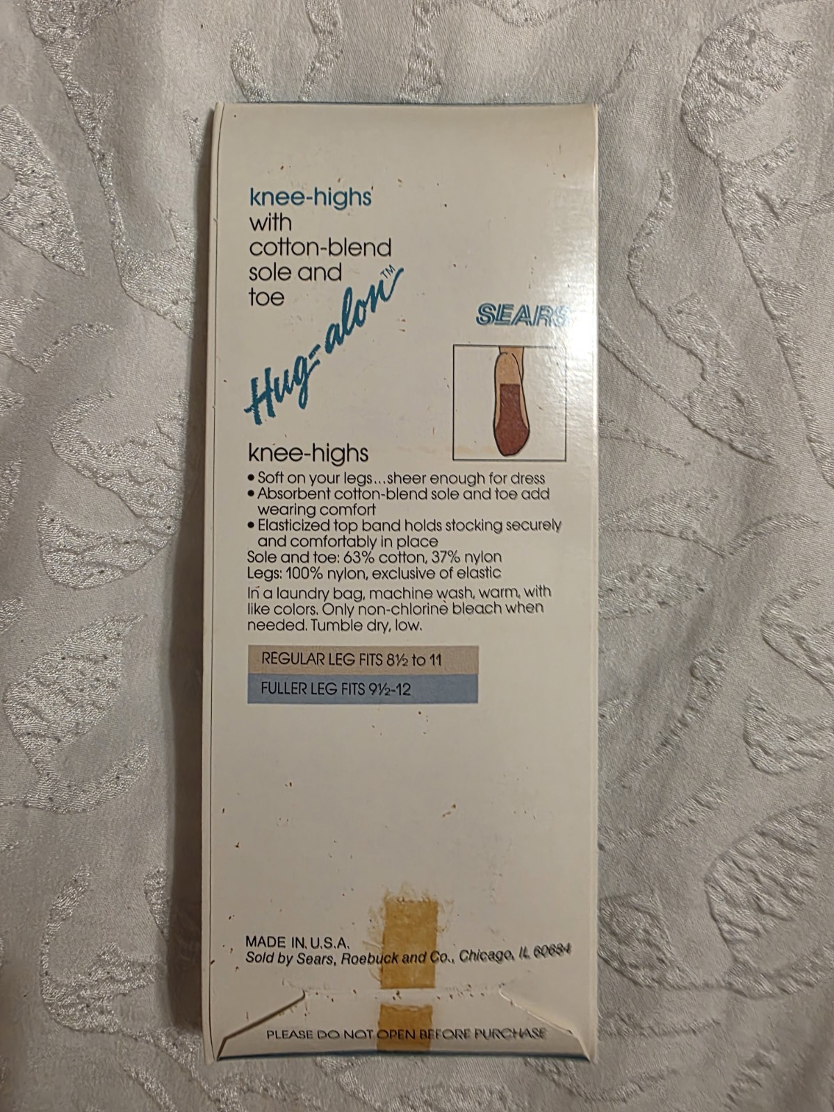 SEARS HUG-ALON KNEE HIGHS