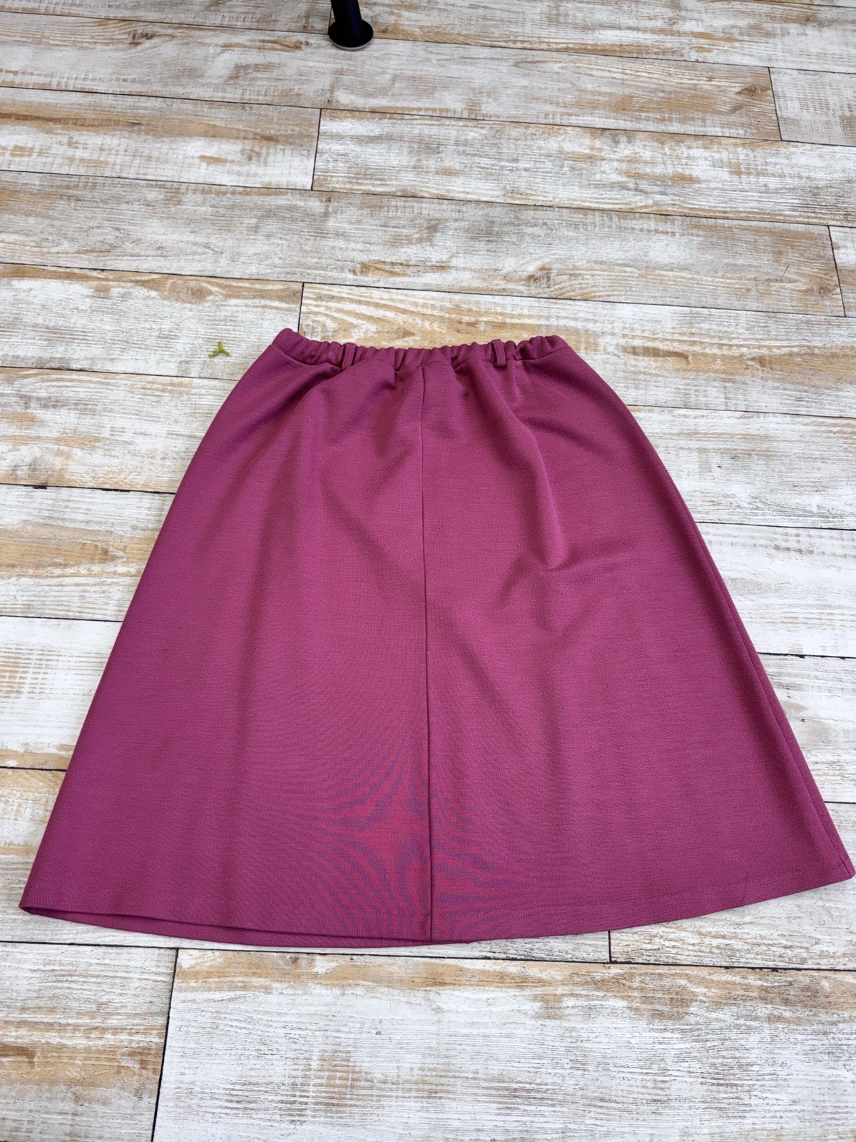 Vintage Queen Casuals Midi Skirt Pink 1960s Chic 36-40 Elastic Waist rose