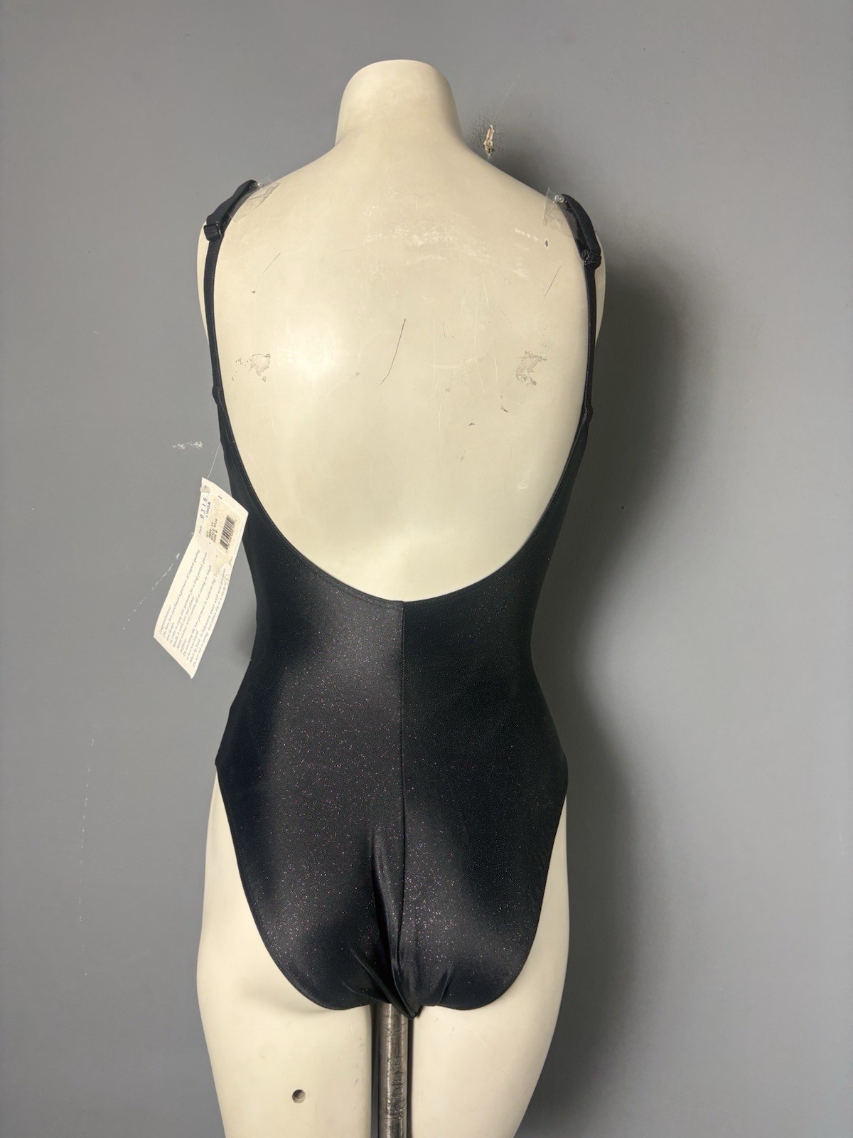 Vintage Y2K Diva by Rachel Pappo Womens Size 8 One-Piece Black Push-Up Swimsuit