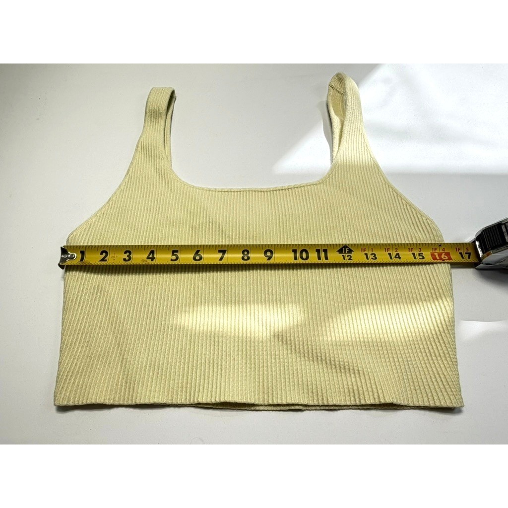 House of Harlow 1960 Ribbed Cropped Tank Top Large Knit vintage inspired