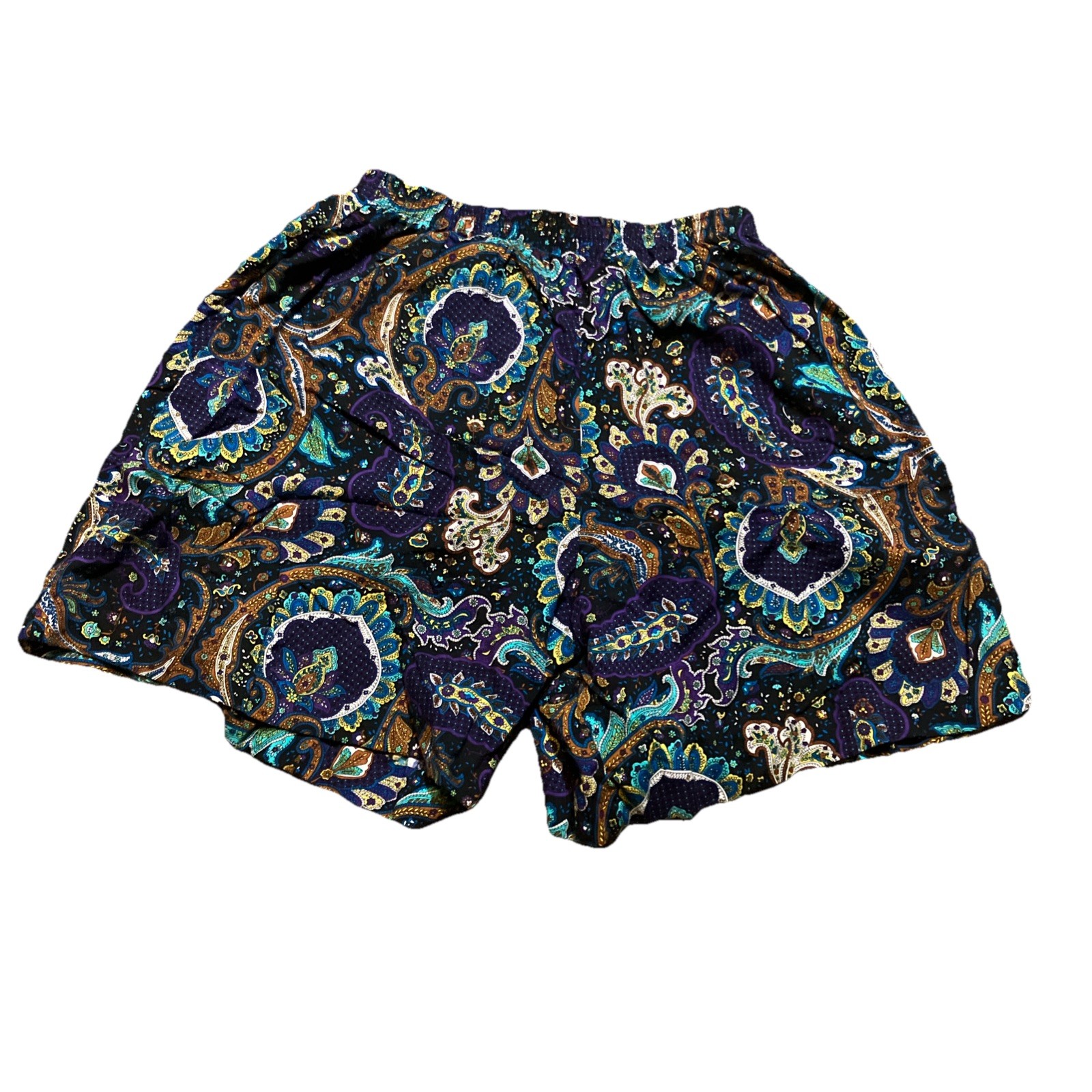 TUMBLEWEEDS Vintage 90’s Rayon Floral Filigree Patterned Skirt Shorts Medium