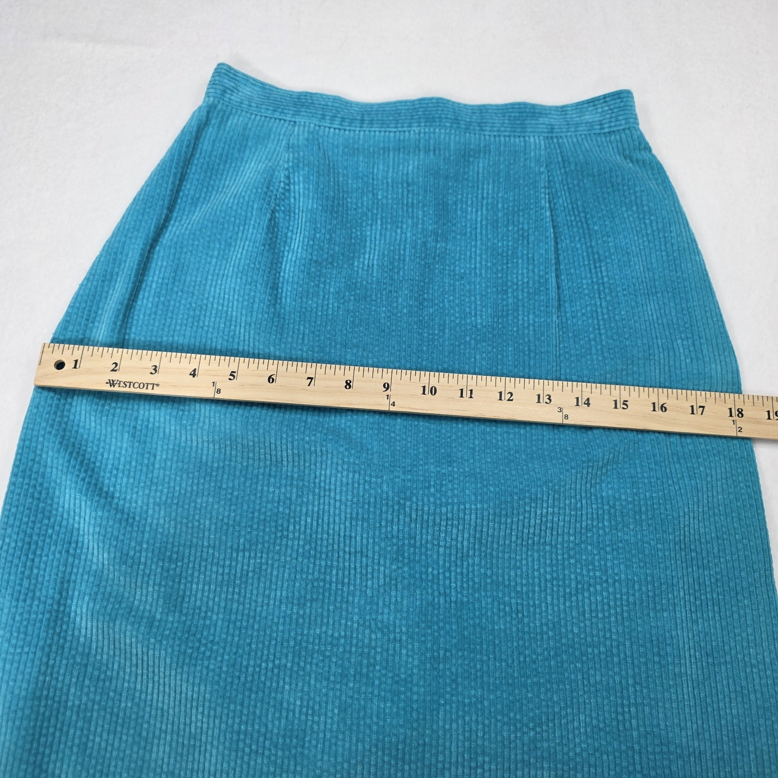 Vintage Perspective Skirt Made In Japan Sz 5 Pink Corduroy Midi A-Line READ!