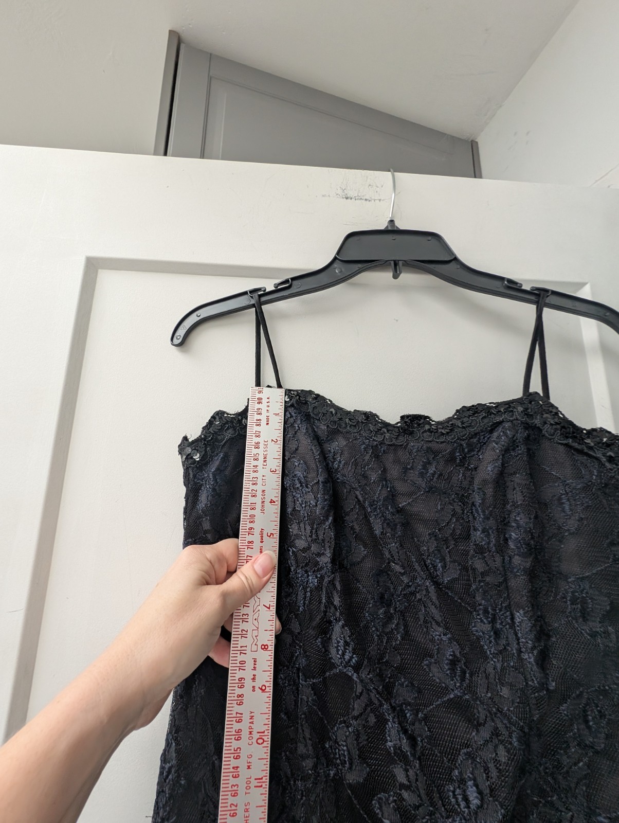 Vintage Roberta 80’s Prom Mini Dress Corset Black Lace Tassel Goth Fairy Sml Med