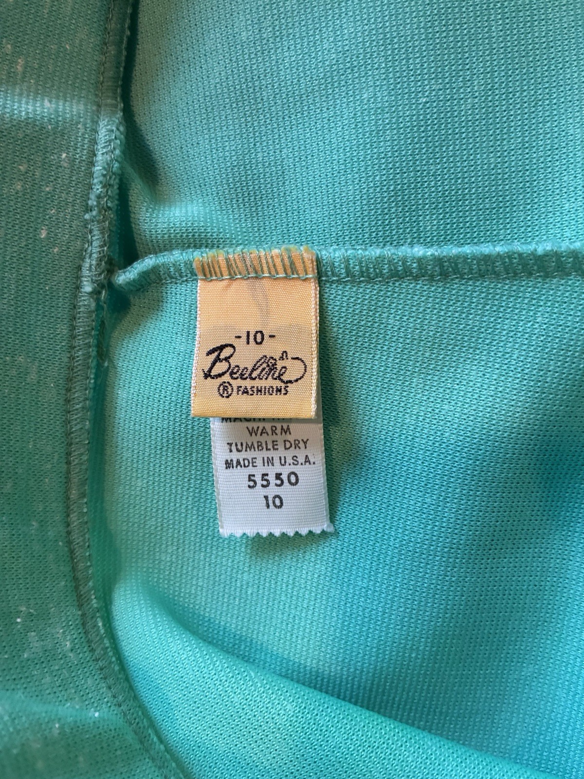 2 Vintage Polyester Pants 1970’s Era Sz Small Green Orange Halloween Stage Wear