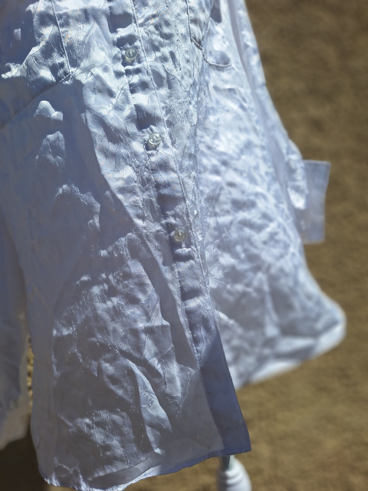 Vintage Polyester White Blouse From Mervyns