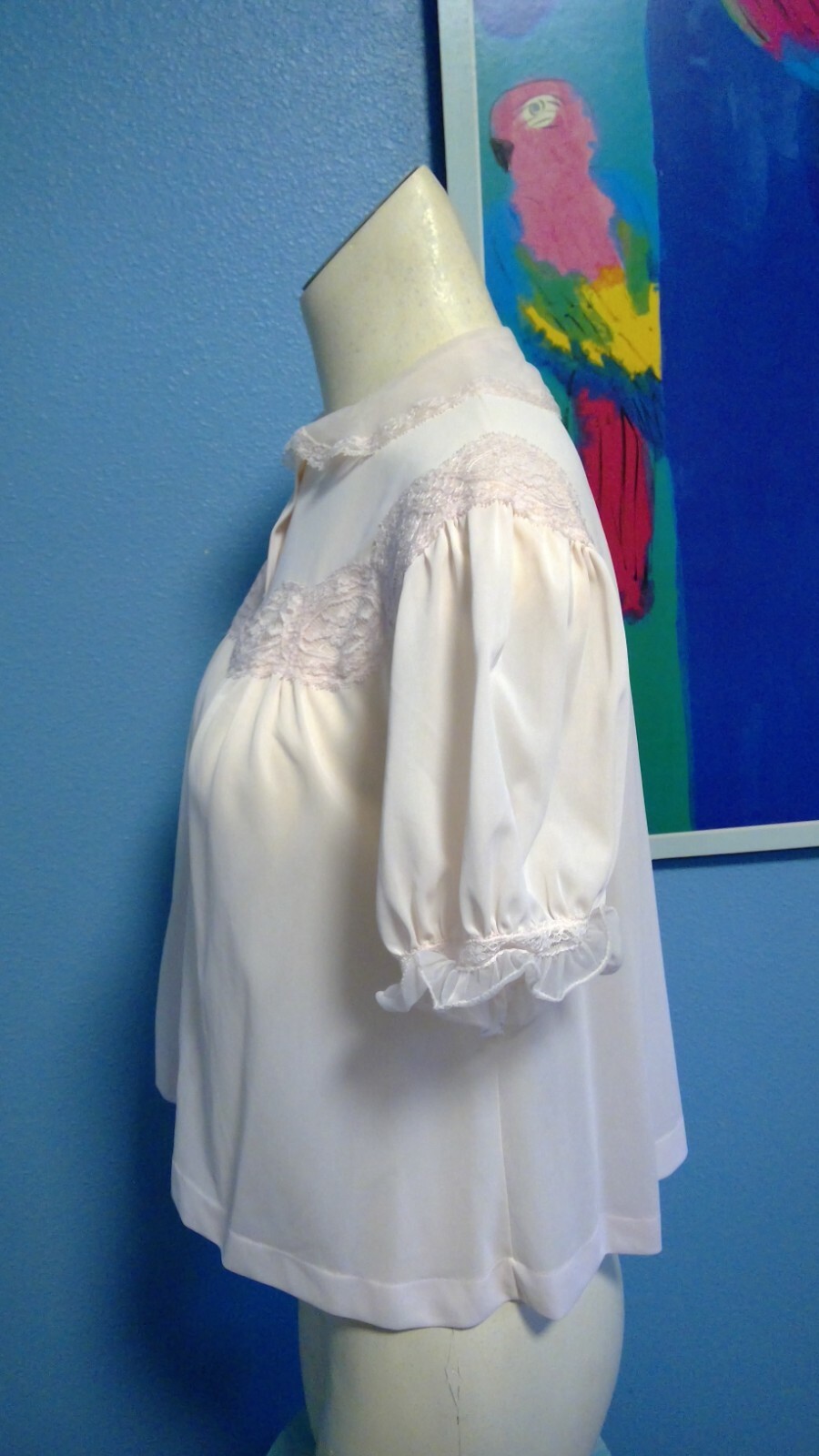 Vintage 60’s SeamPrufe Pink Night Jacket (40 across chest)