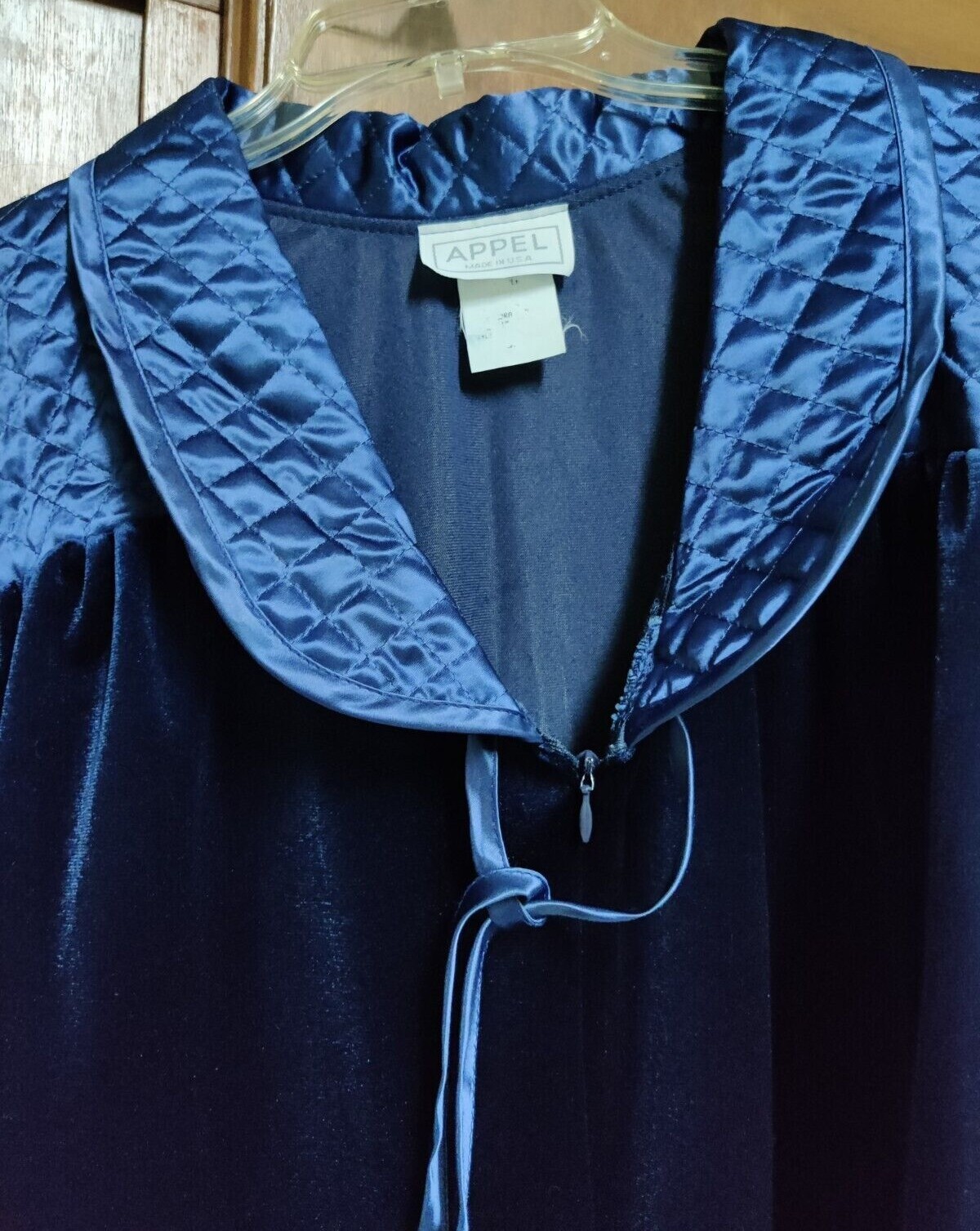 Vintage APPEL Velour House Coat Robe