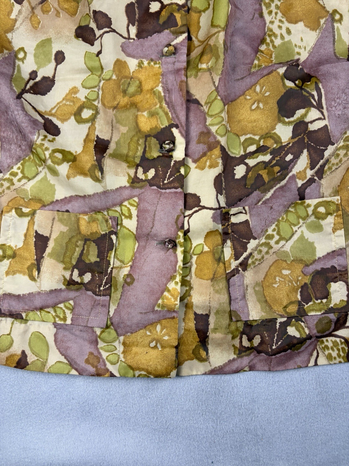 Vintage Hawaiian Casuals by Stan Hicks Blouse Womens Medium Short Sleeve Floral
