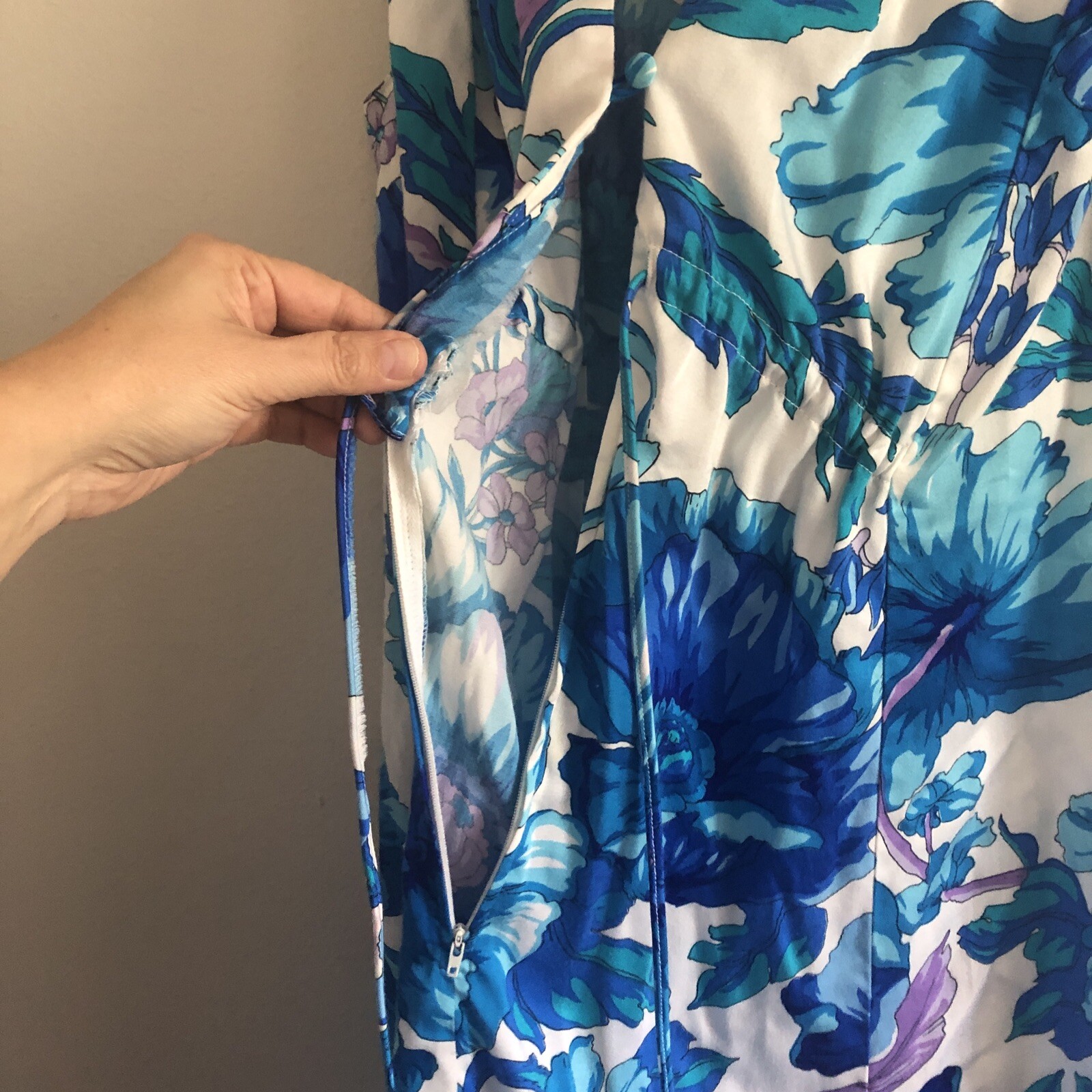 Vintage 60s 70s McInerny by Sydney Honolulu Hawaiian Maxi Dress Size 8 Small