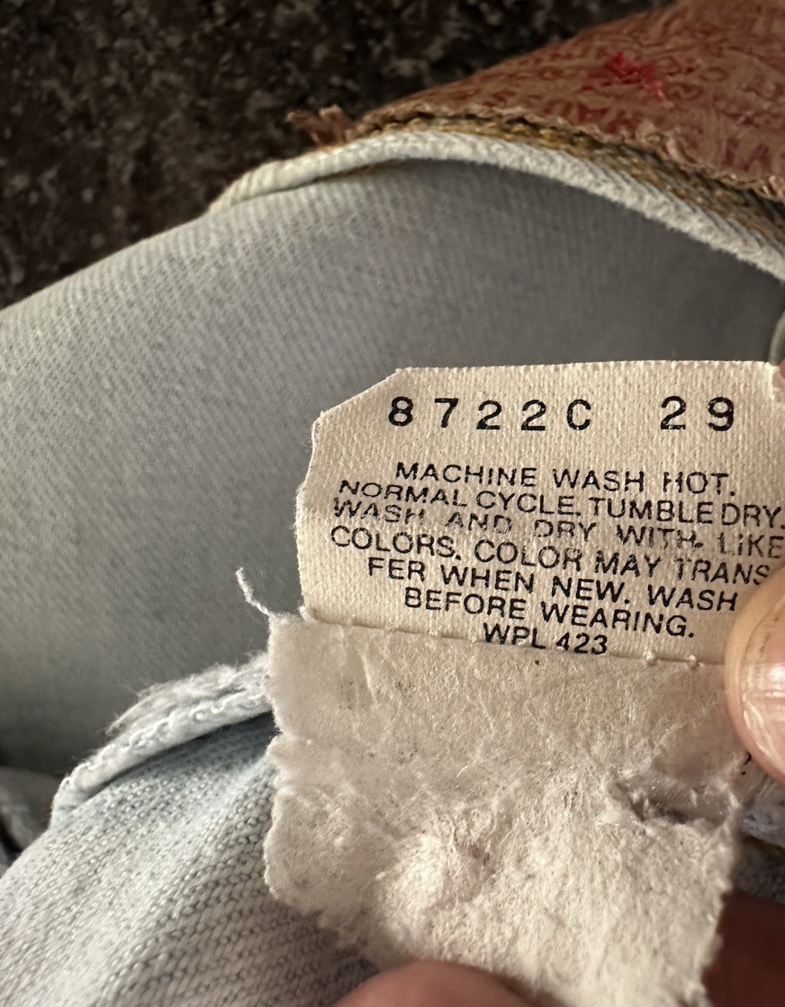 Vintage Y2K Levi’s 701 90’s Student Fit Jeans Tampered Leg Made in USA 29