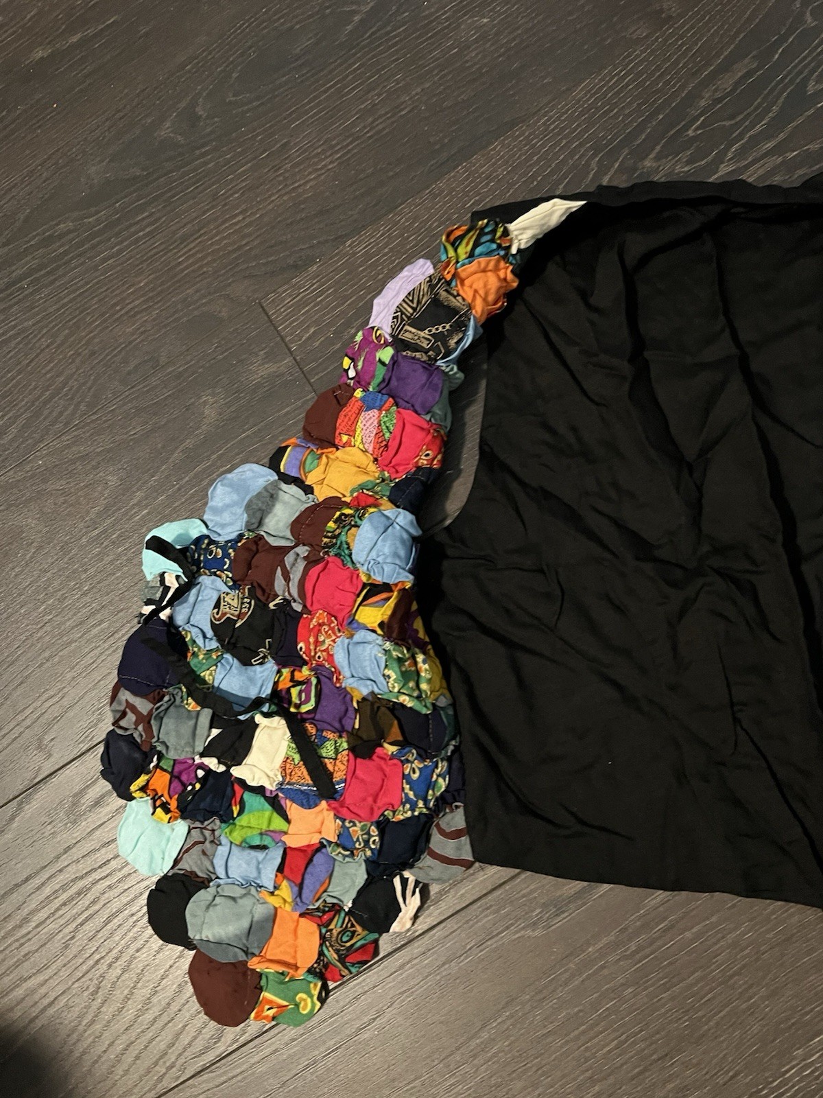 Vintage Yo Yo Patchwork Multi-Color Handcrafted Vest WOW