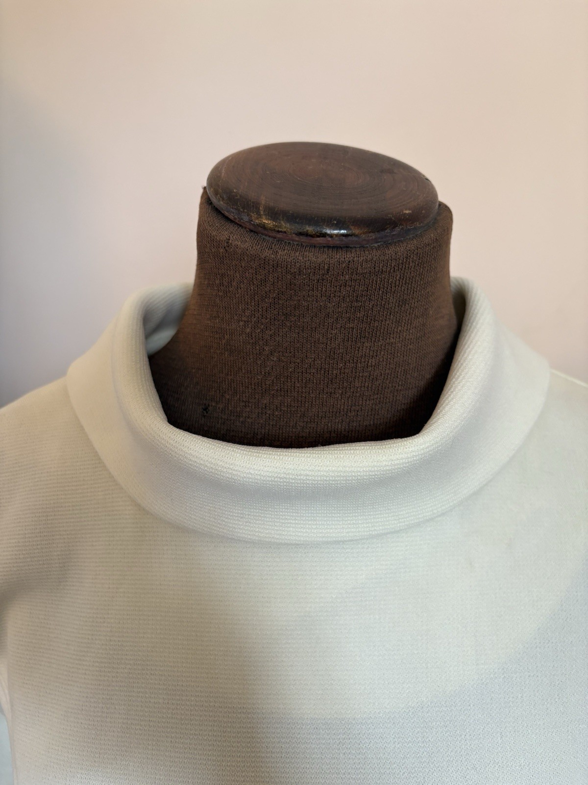 Vintage Pale Yellow Double Knit Short Sleeve Sheath Dress Jackie O Vibes