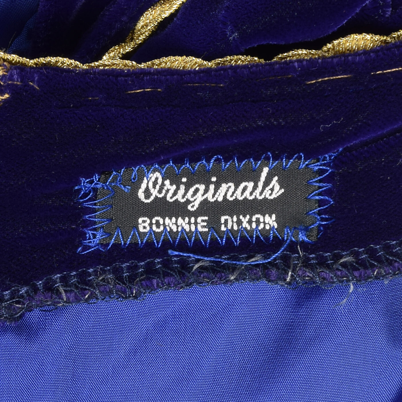 XS 1970s Purple Velvet Maxi Dress Gold Trim Long Evening Dress Holiday Party 70s