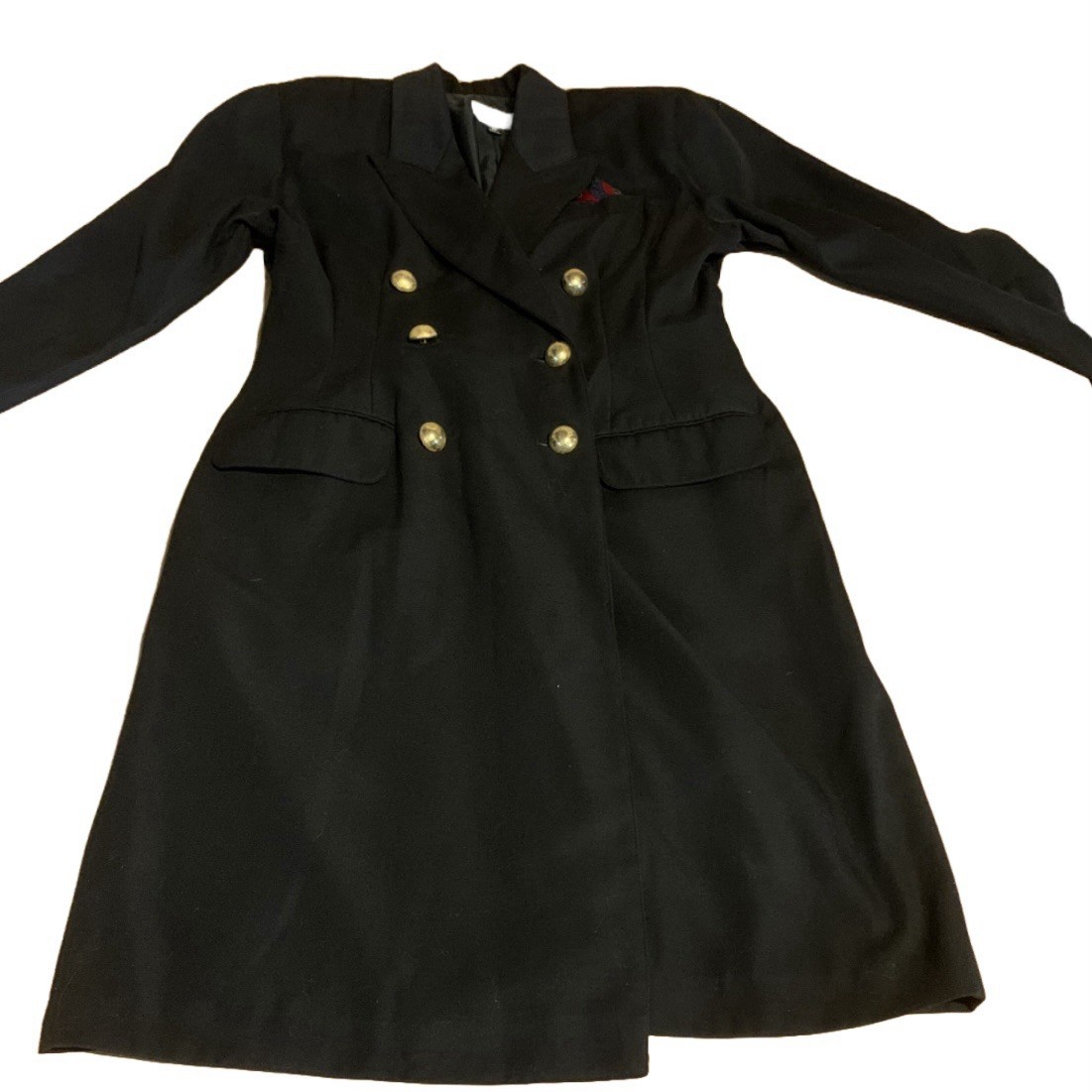 VINTAGE 1990’S KASPER FOR ASL BLACK JACKET DRESS SIZE 10P