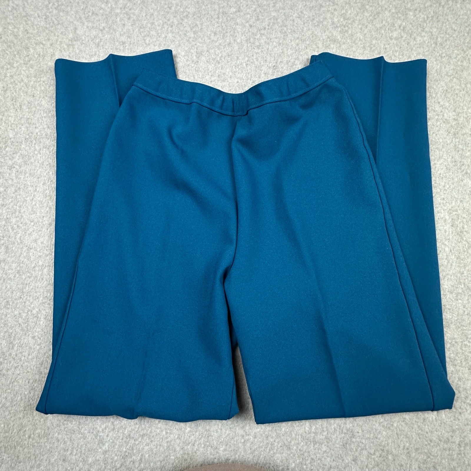 Vintage Levi Strauss Bend Over Teal Blue High Rise Straight Leg Pants Womens 12