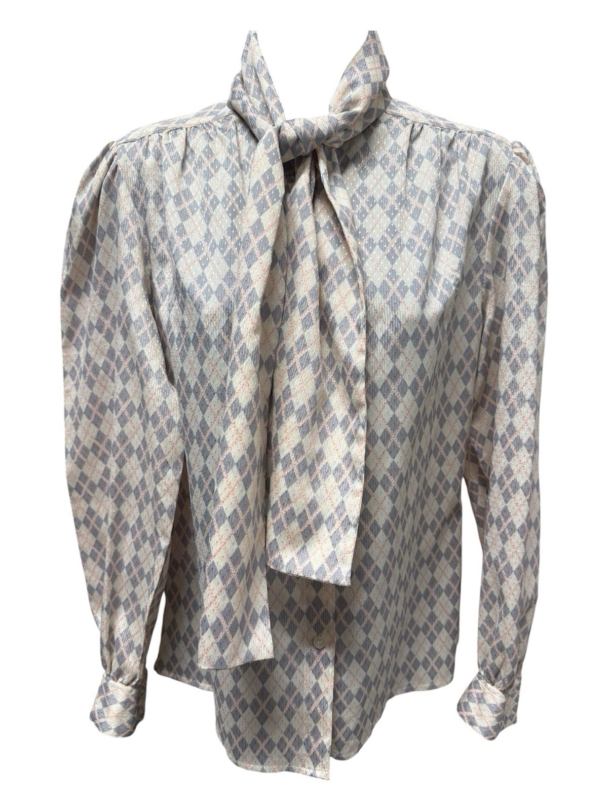 Vintage Oscar De La Renta Sport Polyester Blouse Size 6