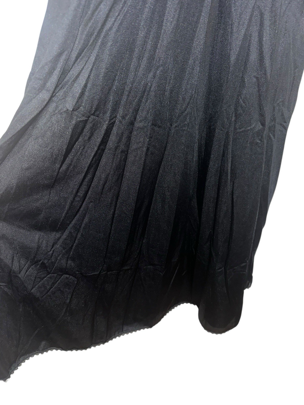 Vintage Tosca Lingerie Long Gown Sz Small Black Red Lace Nylon Whimsigoth Goth