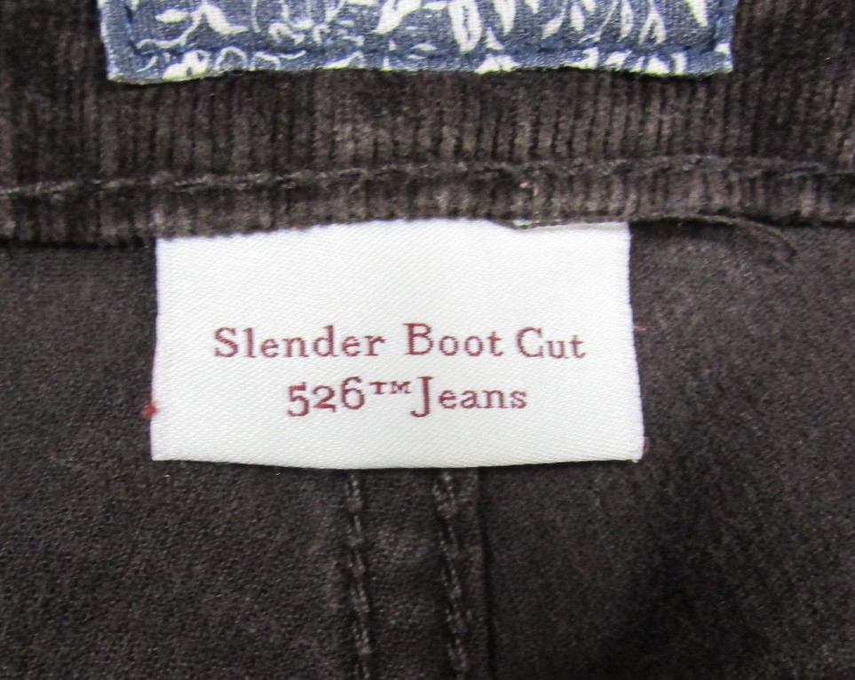 Vintage Y2K Levis 526 Slender Bootcut Corduroy Pants Women’s (10) Brown Flare