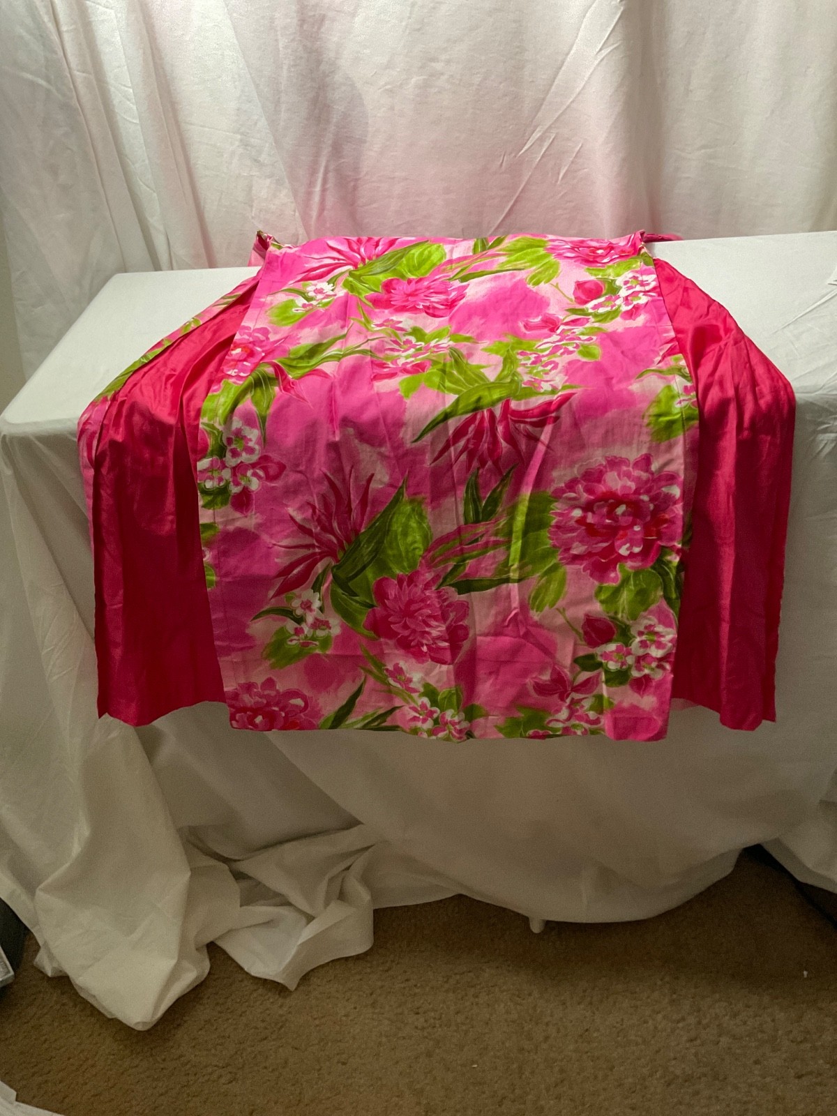 Vintage Kamehameha Hawaiian Flower Pocket Dress 1960 Mid century Made in Hawaii