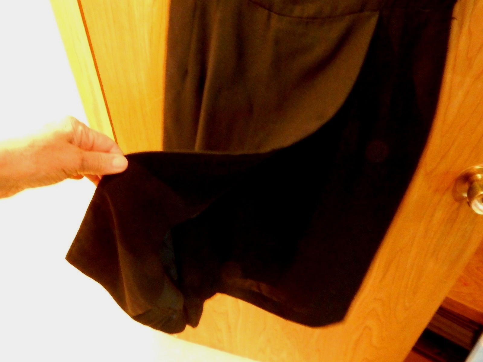AUTHENTIC VINTAGE LITTLE BLACK DRESS Petal Skirt DRESSY Cocktail Party DRESS