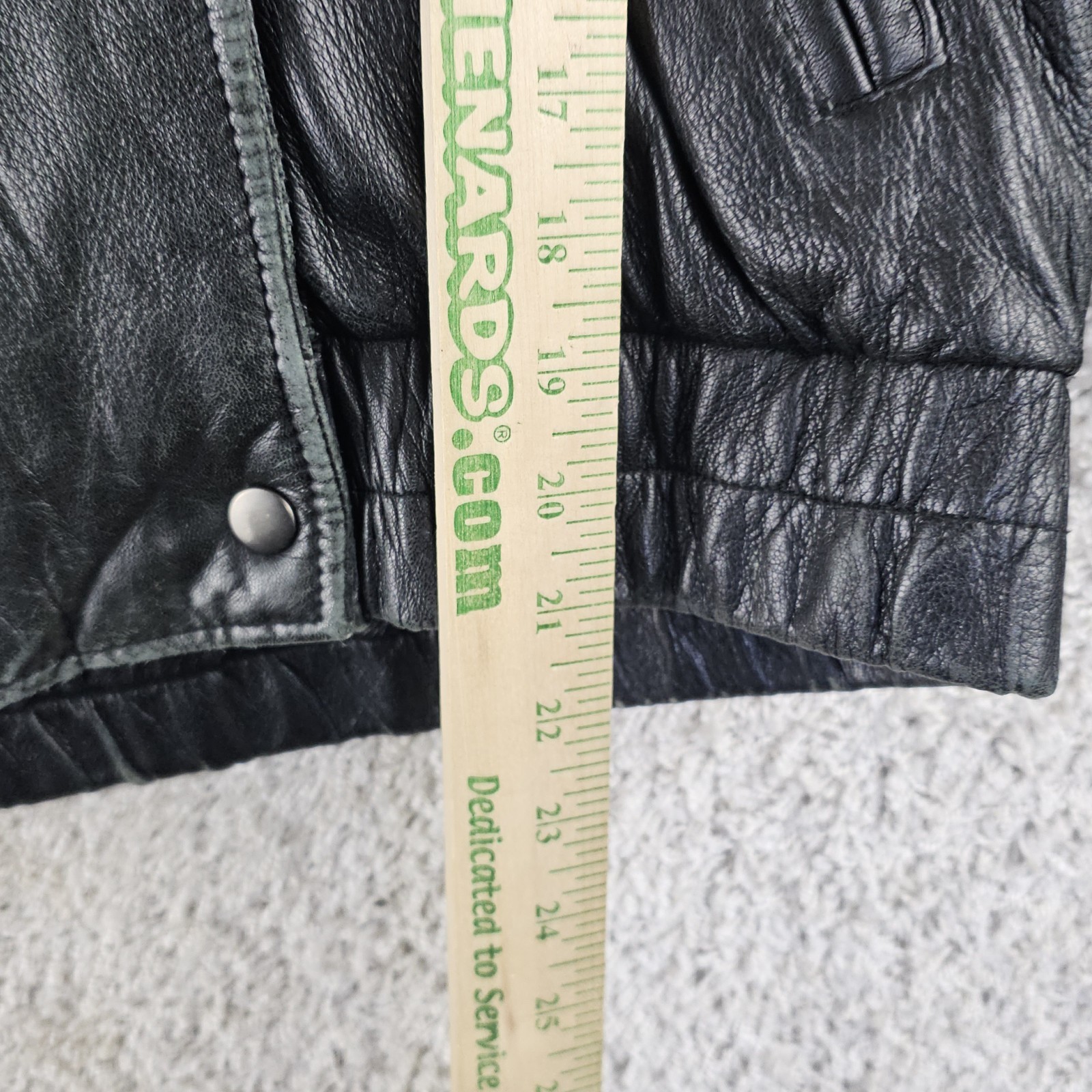 Vintage Wilsons Leather Moto Cropped Jacket Sz M Asymmetrical Thinsulate 90s