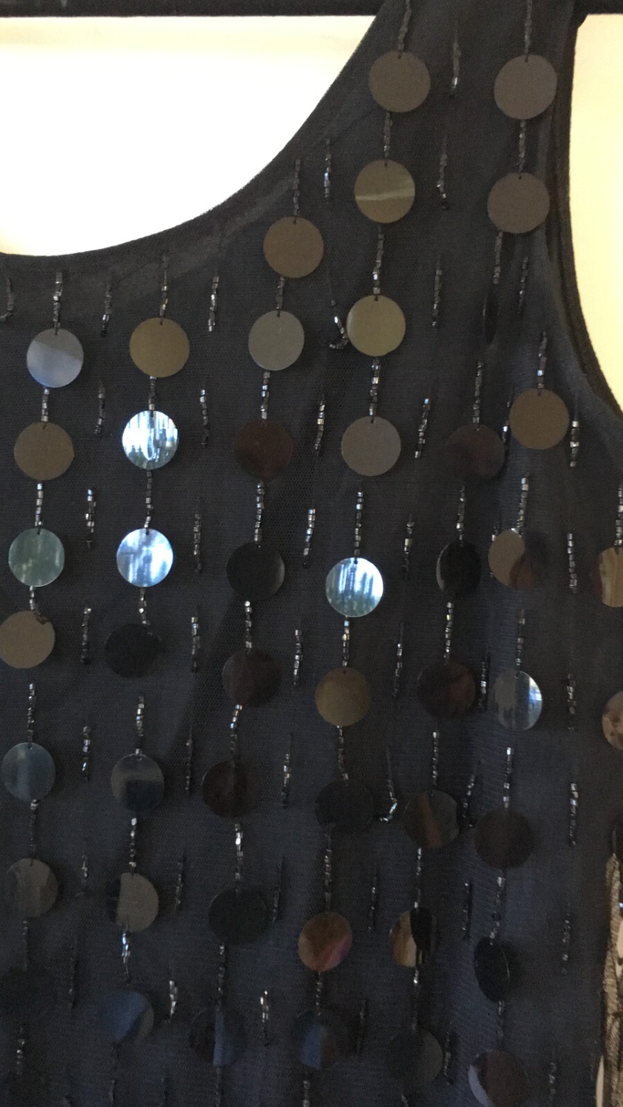 Vintage Vivienne Tam East Wind Code_Black Beaded Dress