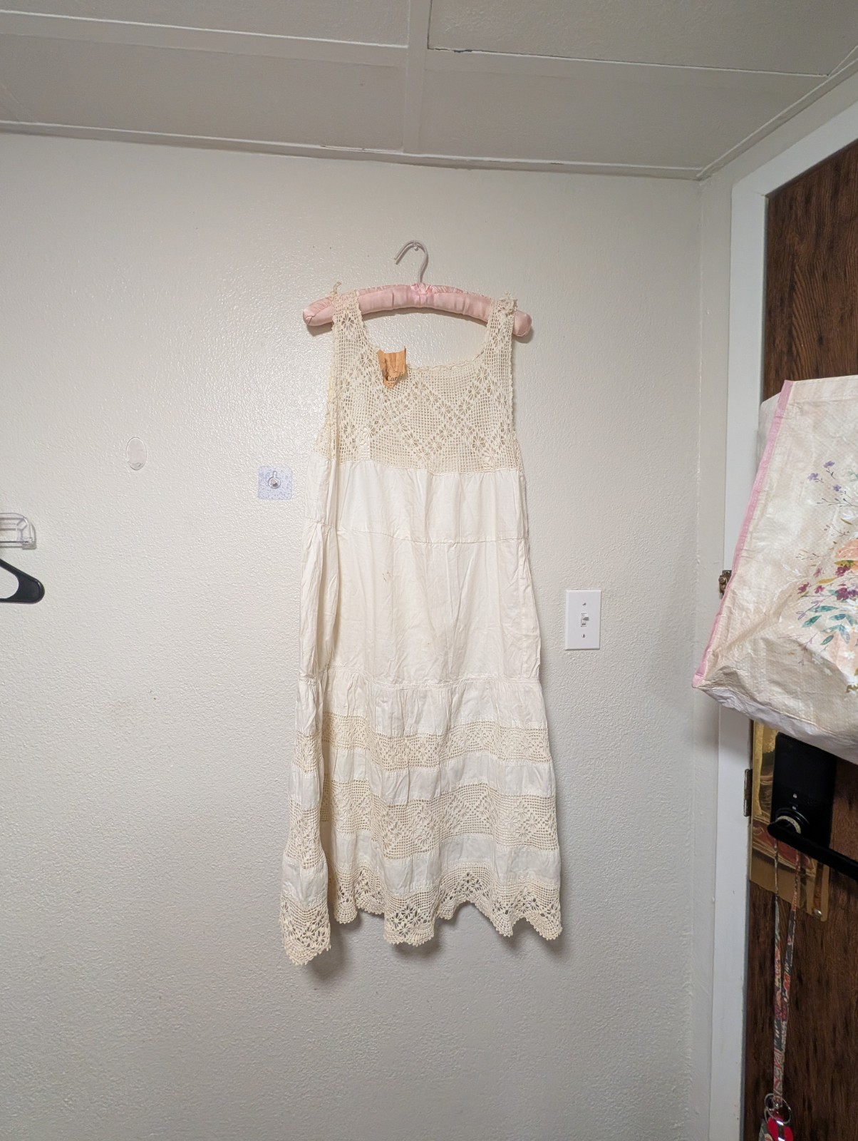 Vintage Handmade Wedding Slip Dress