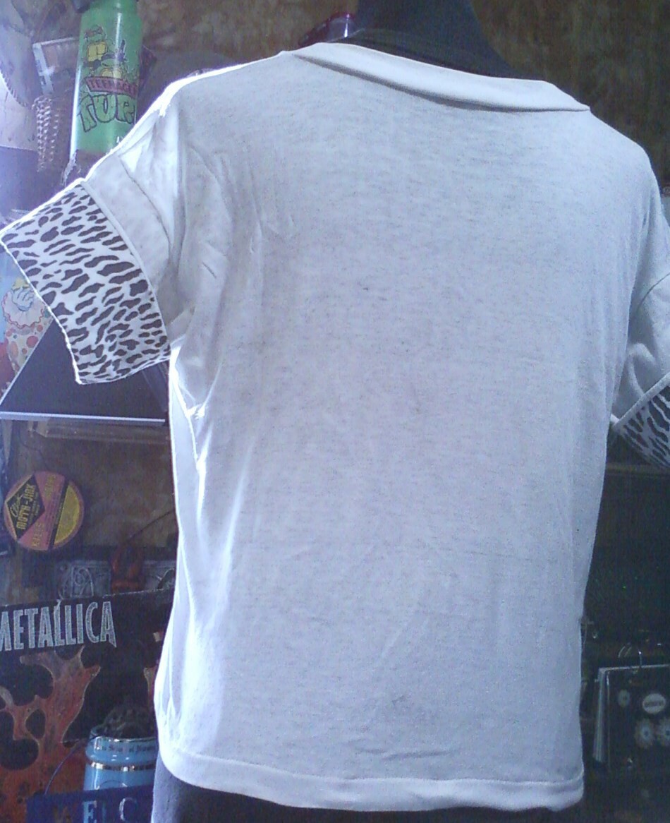 Vintage 80’s Crop Top Cats w/ Sunglasses THE ZOO CREW