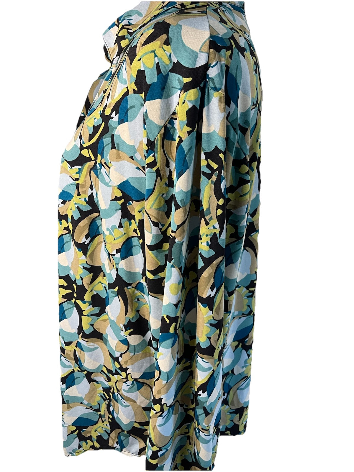 Lane Bryant Button Up Blouse-polyester Spandex Size 14/16-Y2K-90s-blue Green