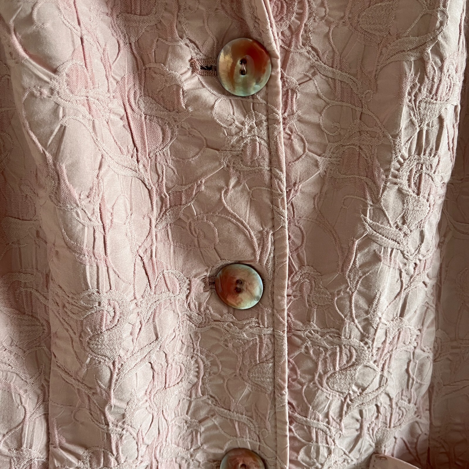 Rare Vintage Fair Lady Pink Womans Germany 3/4 Sleeve Jacket Size M