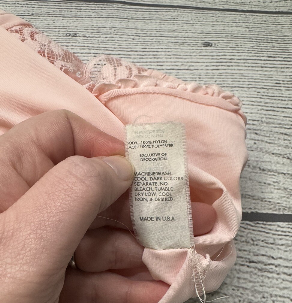 Gossard Artemis Vintage 60s 70s Nightgown Womens Size S Pink 5151 USA Sheer
