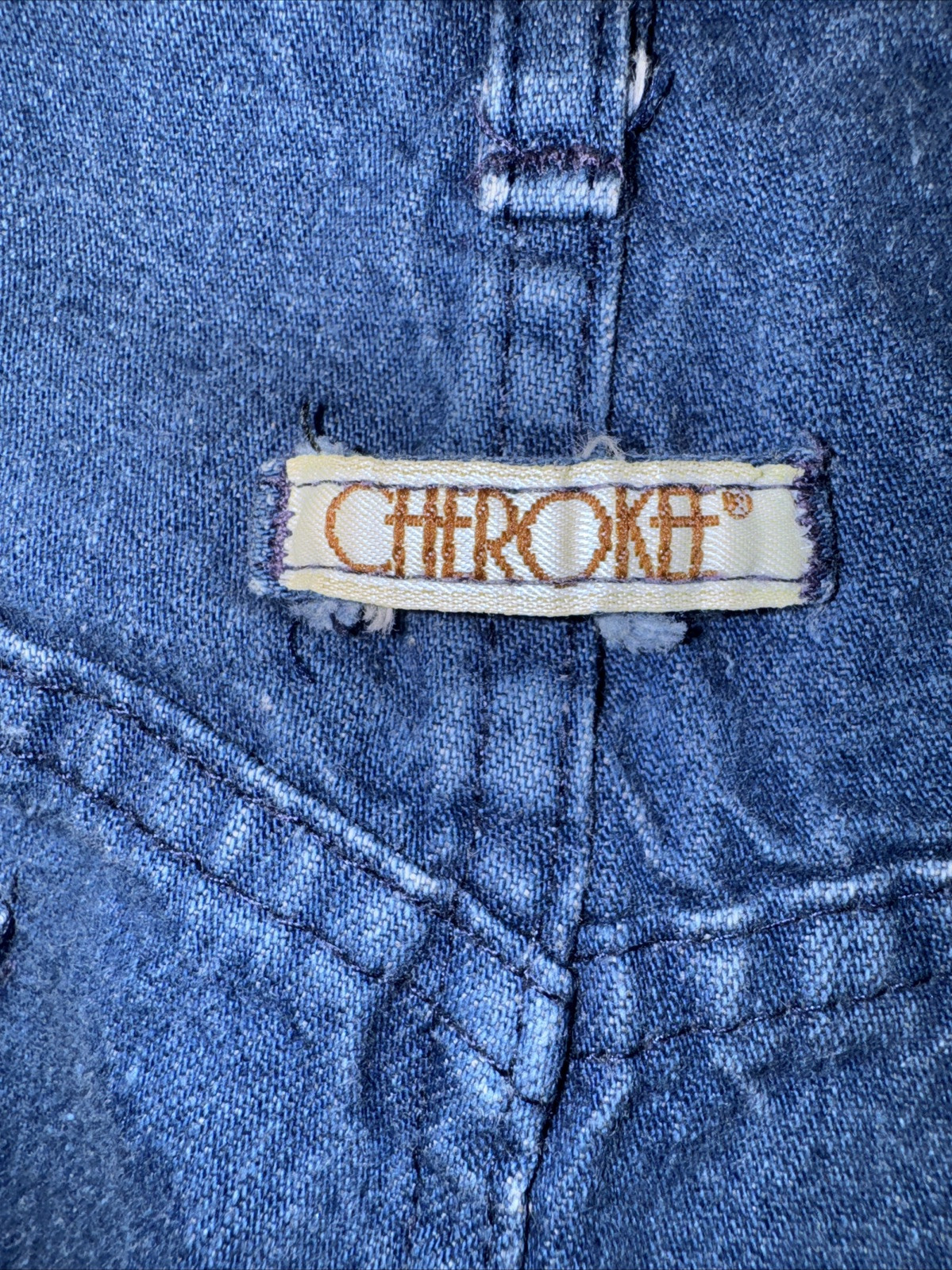 Womens 14 Vintage 1960’s Blue Jeans #42 Talon Zip Cherokee 32 X 28