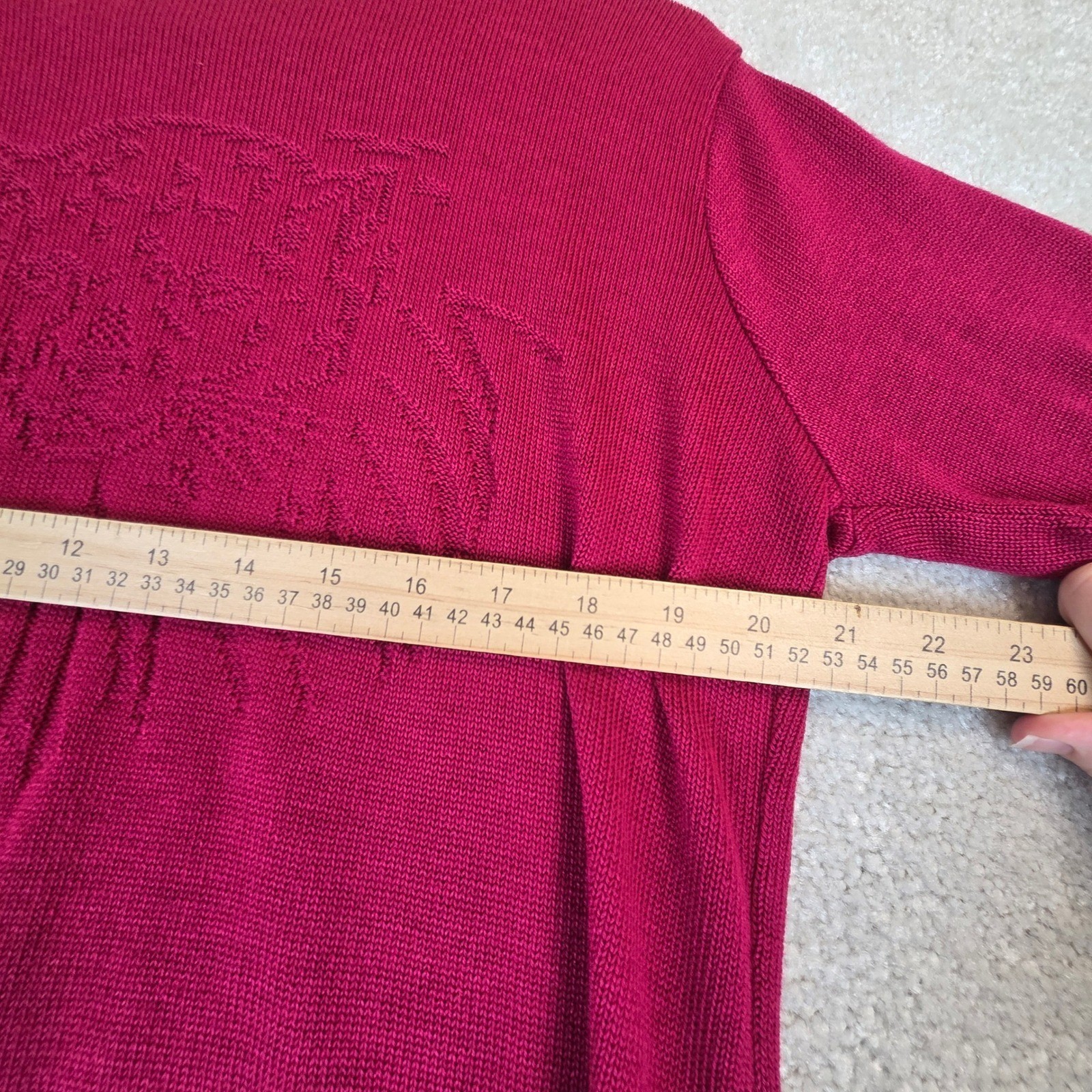 Vtg Kenneth Too Pink Knit Sweater Womens Leopard Short Sleeve Retro 80s USA