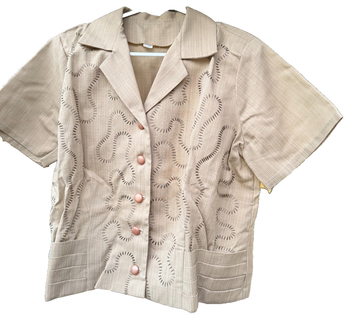 Vintage Women’s Shirt/Skirt Size 20 1/2 Tan