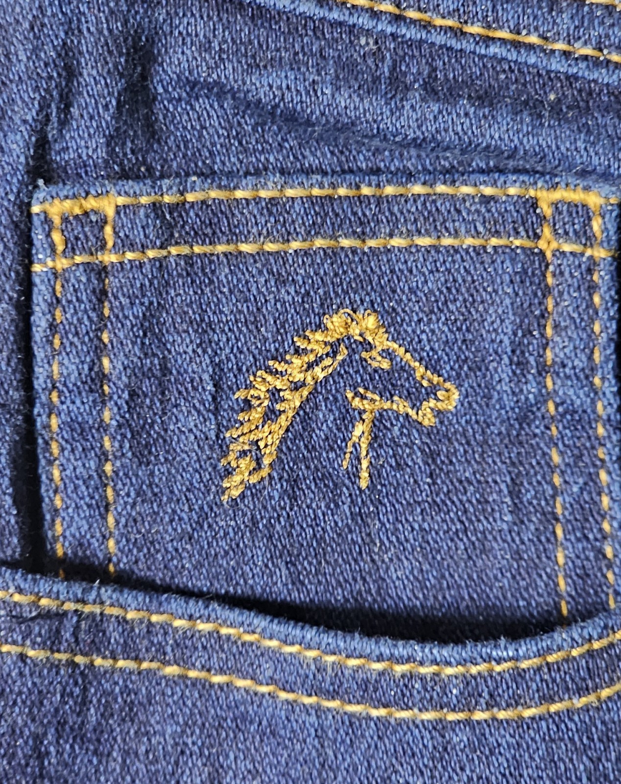 VTG 80’s Jordache Jeans Women Size 12 29×32 Dark Blue Denim Horse Head Retro Mom