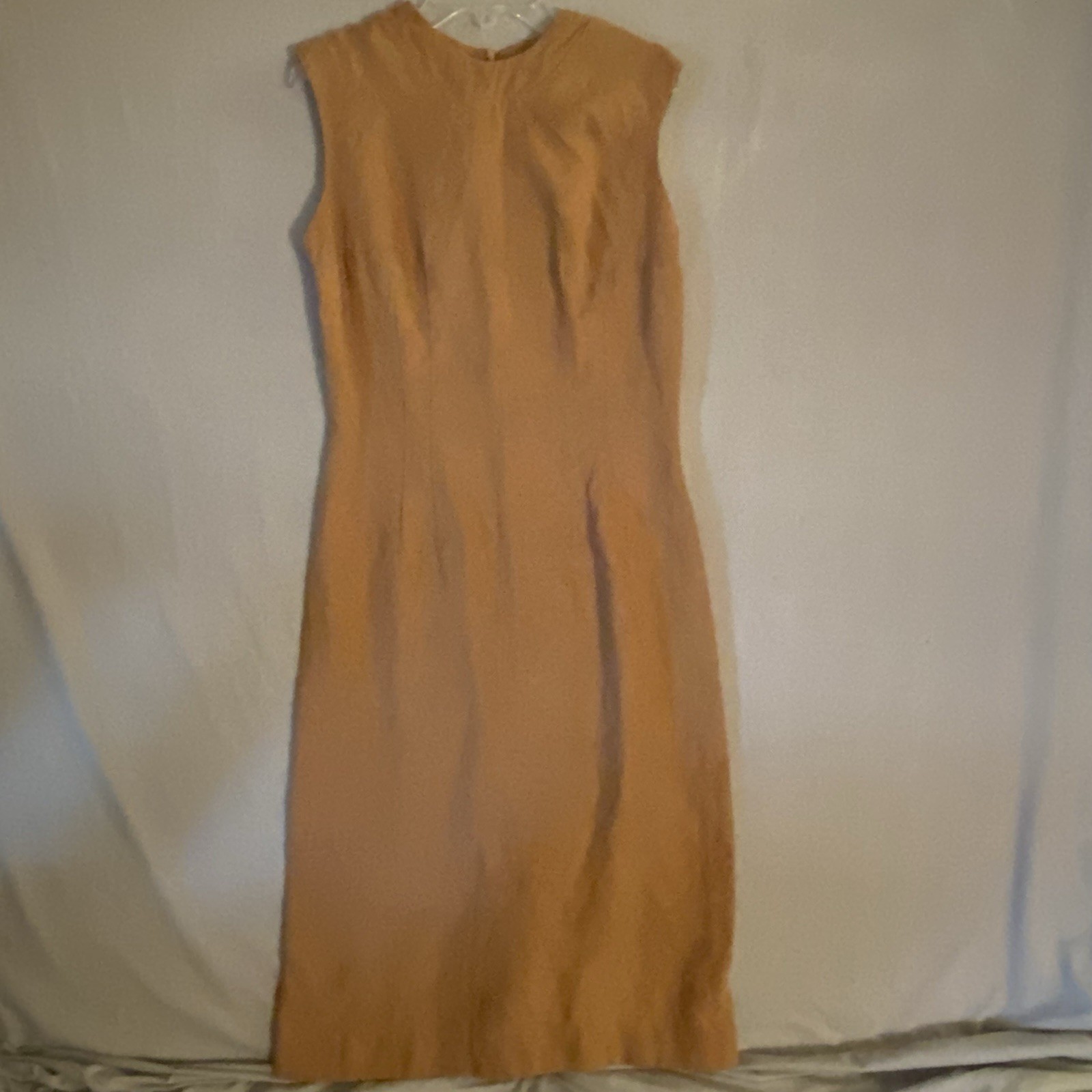 VTG Kerrybrooke Sears Roebuck ‘50’s 60’s Dress Moygashel Irish Linen Flawed MCM