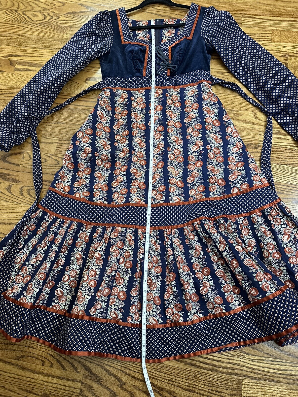 Gunne Sax Jessica Dress Women’s Cottagecore Romantic Rose Prairie 70’s