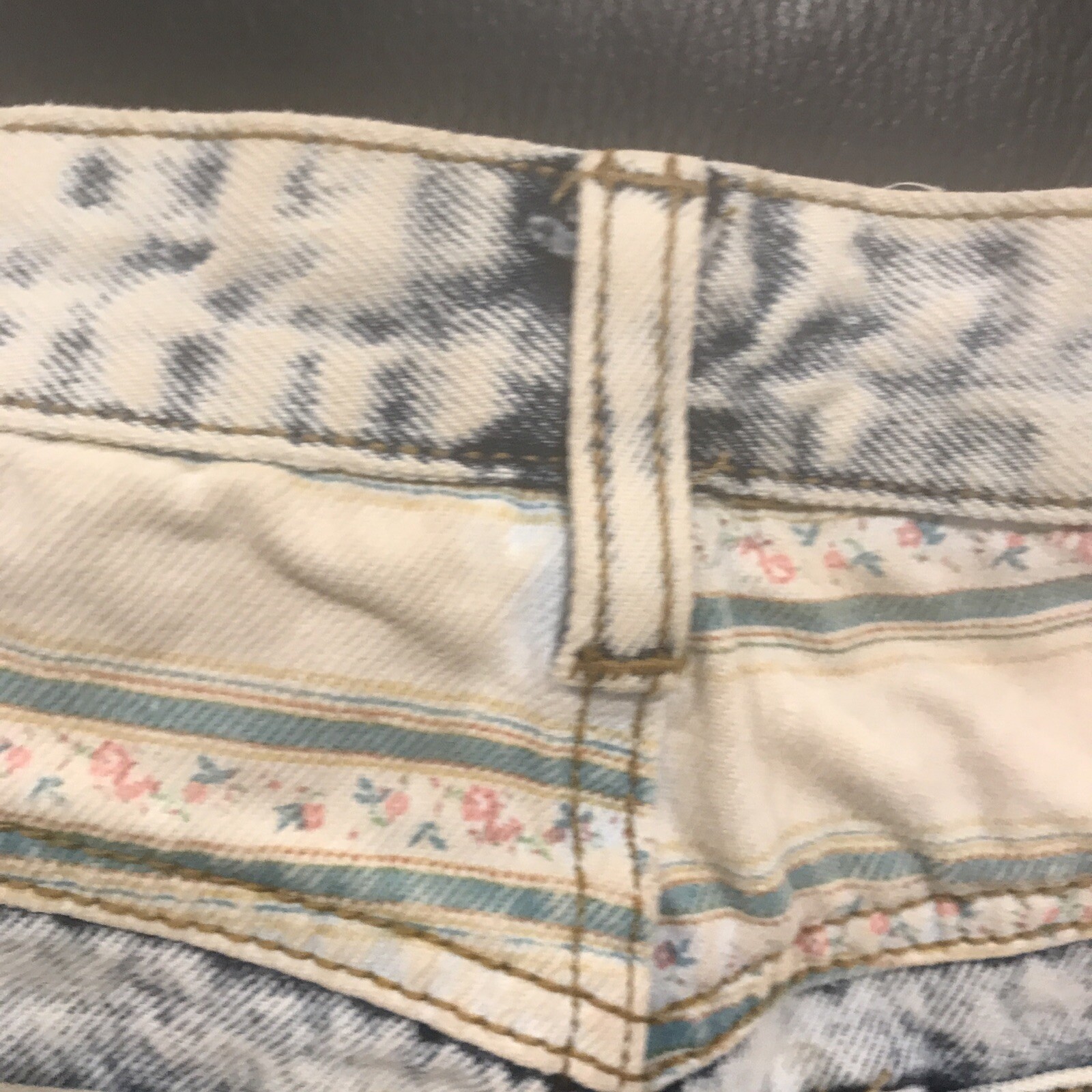 VTG 80s GET USED BY ELIE TAHARI ACID WASH WOMAN DENIM JEANS 28 HONG KONG NIP NOS