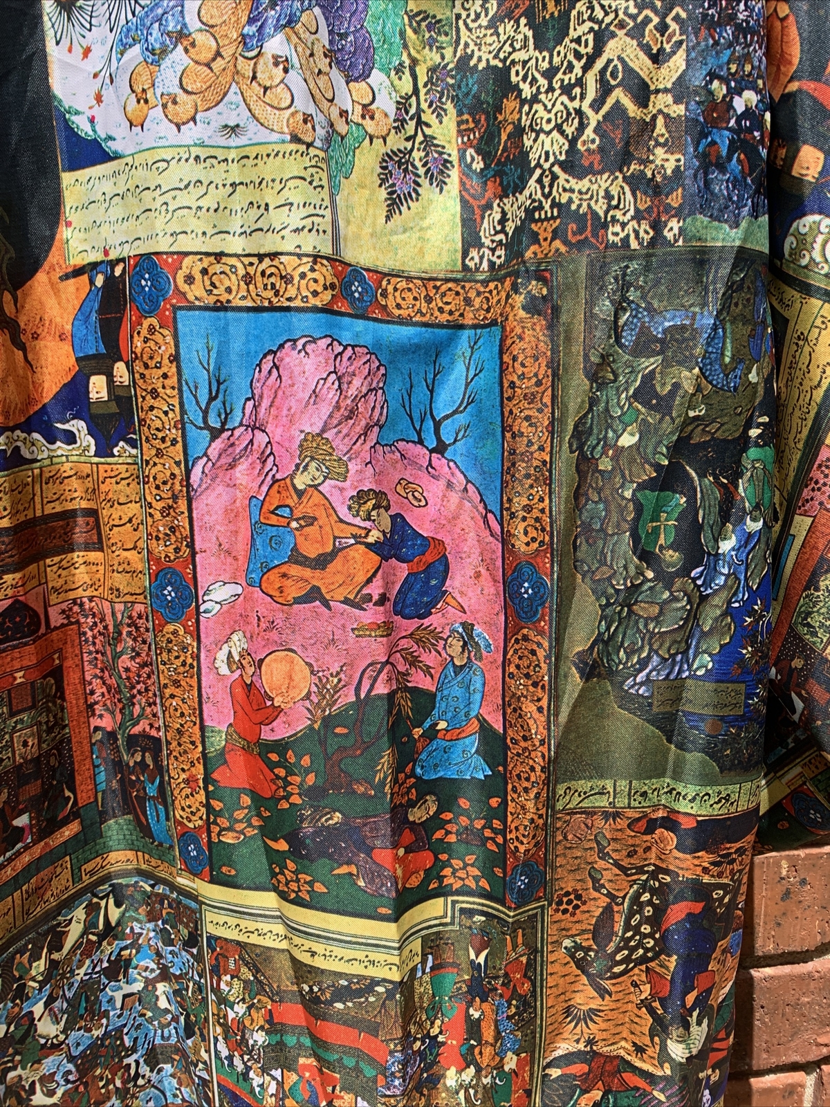Waltah Clarke’s 60’s 70’s Kimono Sleeves Mod Hawaiian Dress Maxi Vintage MCM