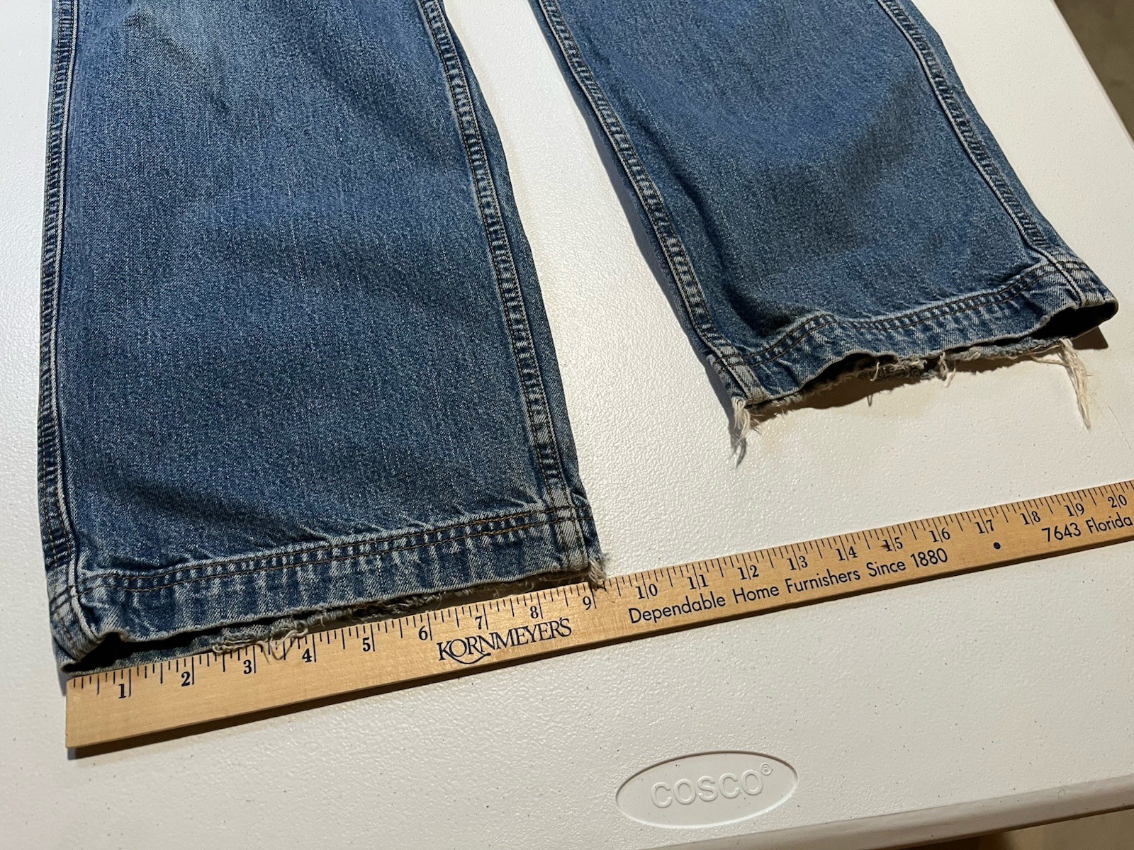 vtg 1998 Levis BLACK TAB Carpenter Jeans Wide Leg Denim Blue Women 10 M Baggy 90