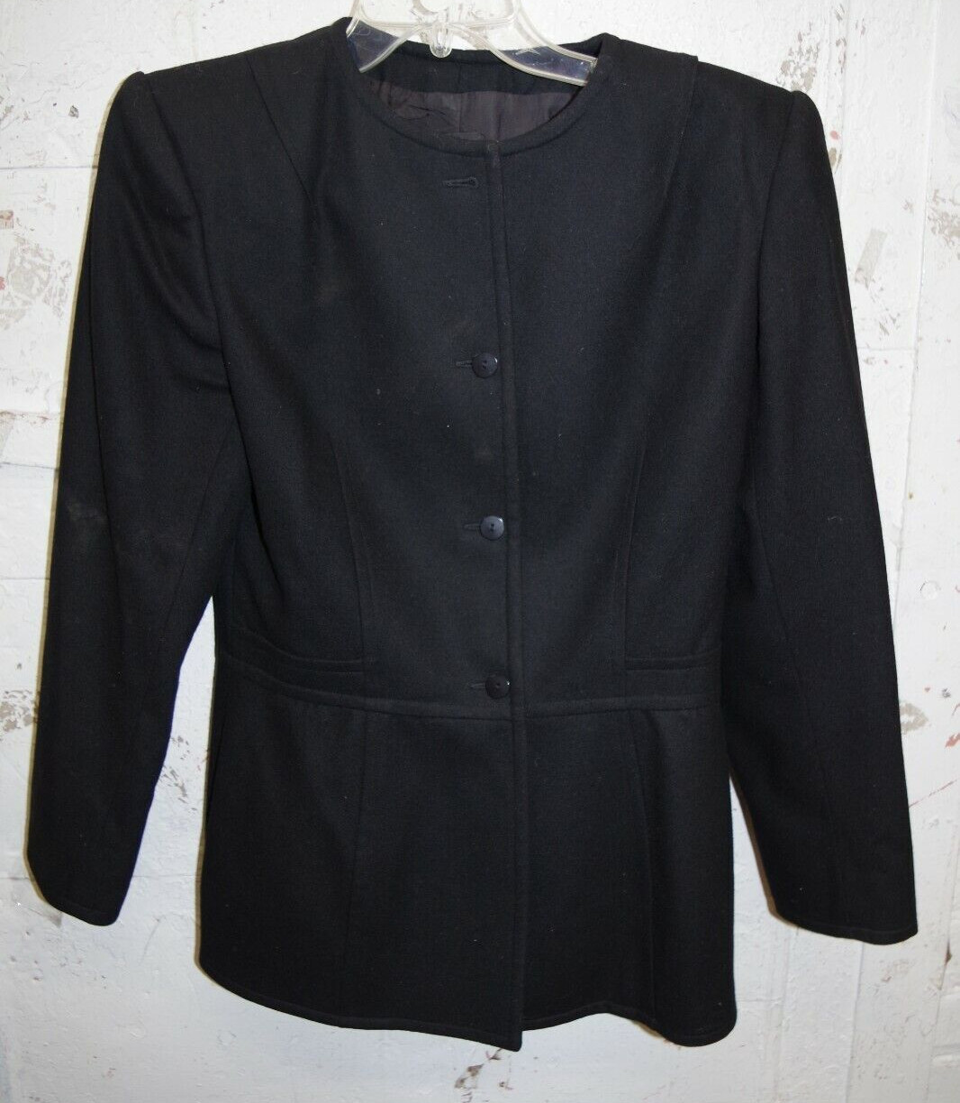 C18 Vintage State of Claude Montana Women’s Blazer Jacket 44/10 Italy 100% Wool