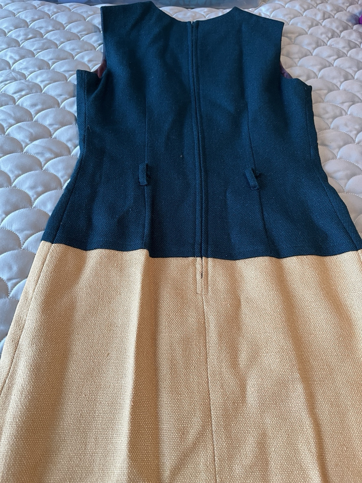 Vintage Country Set Mid Century Dress Knee Length Small (4-6) 70s/80s Preppy