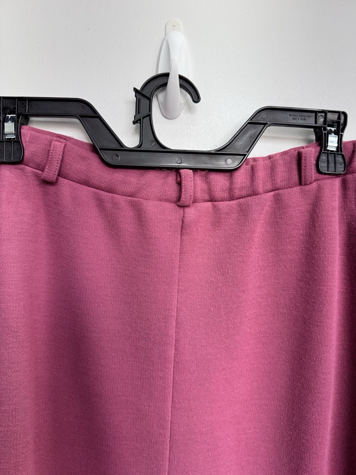 Vintage Queen Casuals Midi Skirt Pink 1960s Chic 36-40 Elastic Waist rose
