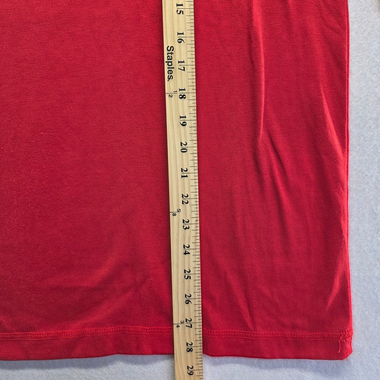 Sunbelt Sportswear Red Pencil Graphic Long Sleeve T-Shirt One Size XL Made USA