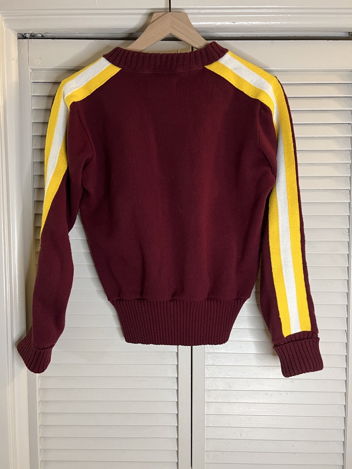 Vintage Piner Varsity Spirit Fashions Cheer Sweater Size 38 Made in USA