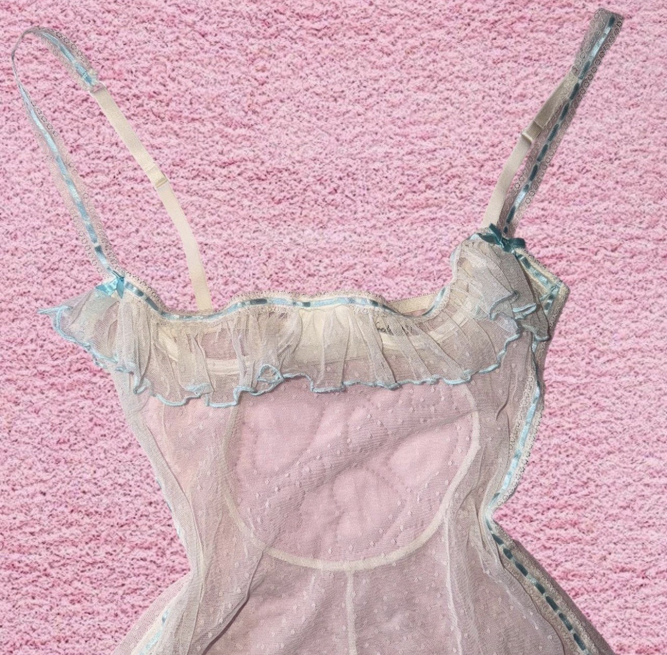 ULTRA RARE Vintage Frederick’s of Hollywood Garter Slip – 32