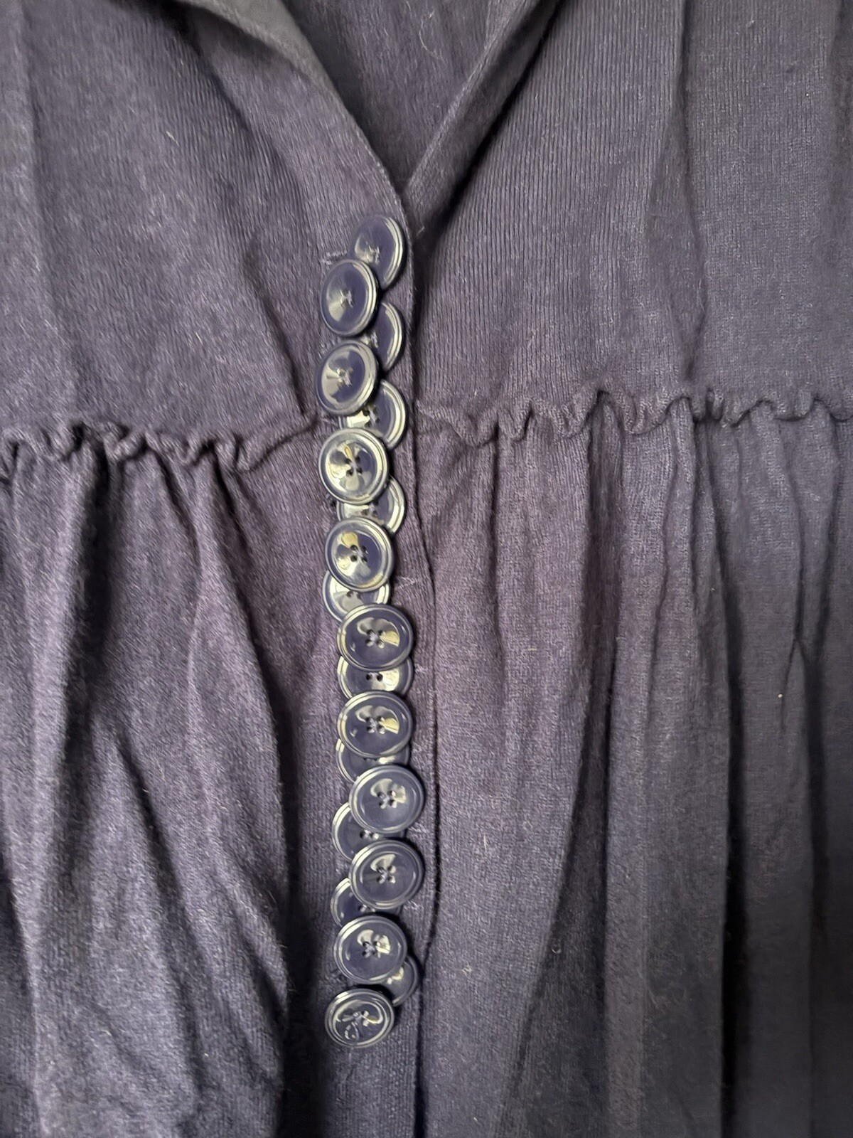 Vintage Moth Purple Wool Dress. SzL
