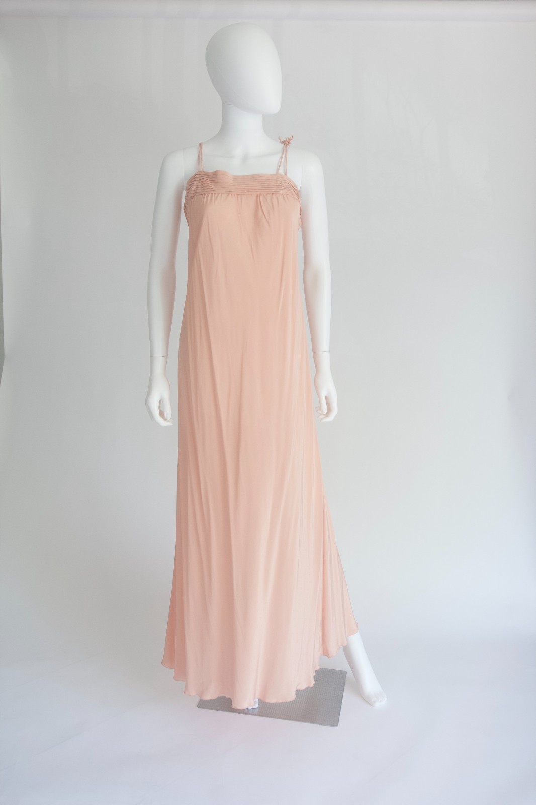 Light Pink Vintage Spaghetti Strap Dress