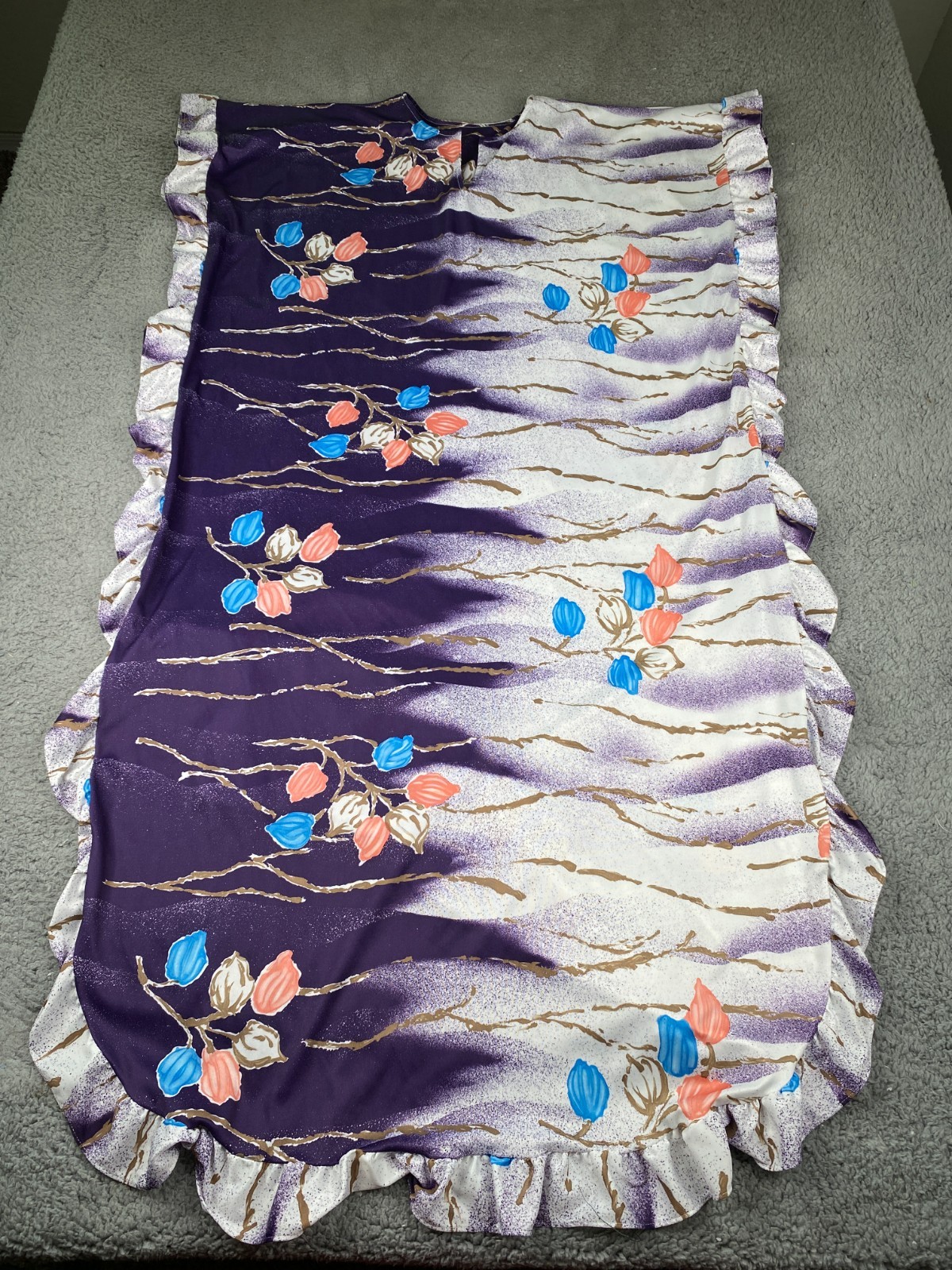 Miss Susan Of California Maxi Dress Womens One Size Fits All Floral Sleeveless