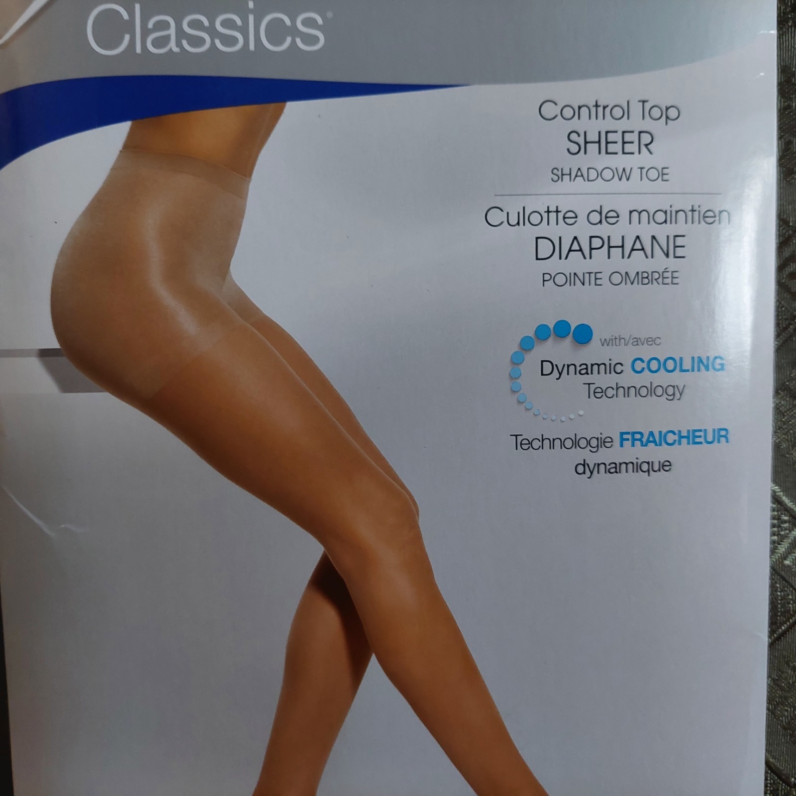 Vintage Pantyhose Silks Classics Control Top Color Hint O Black Size C BFRIP2